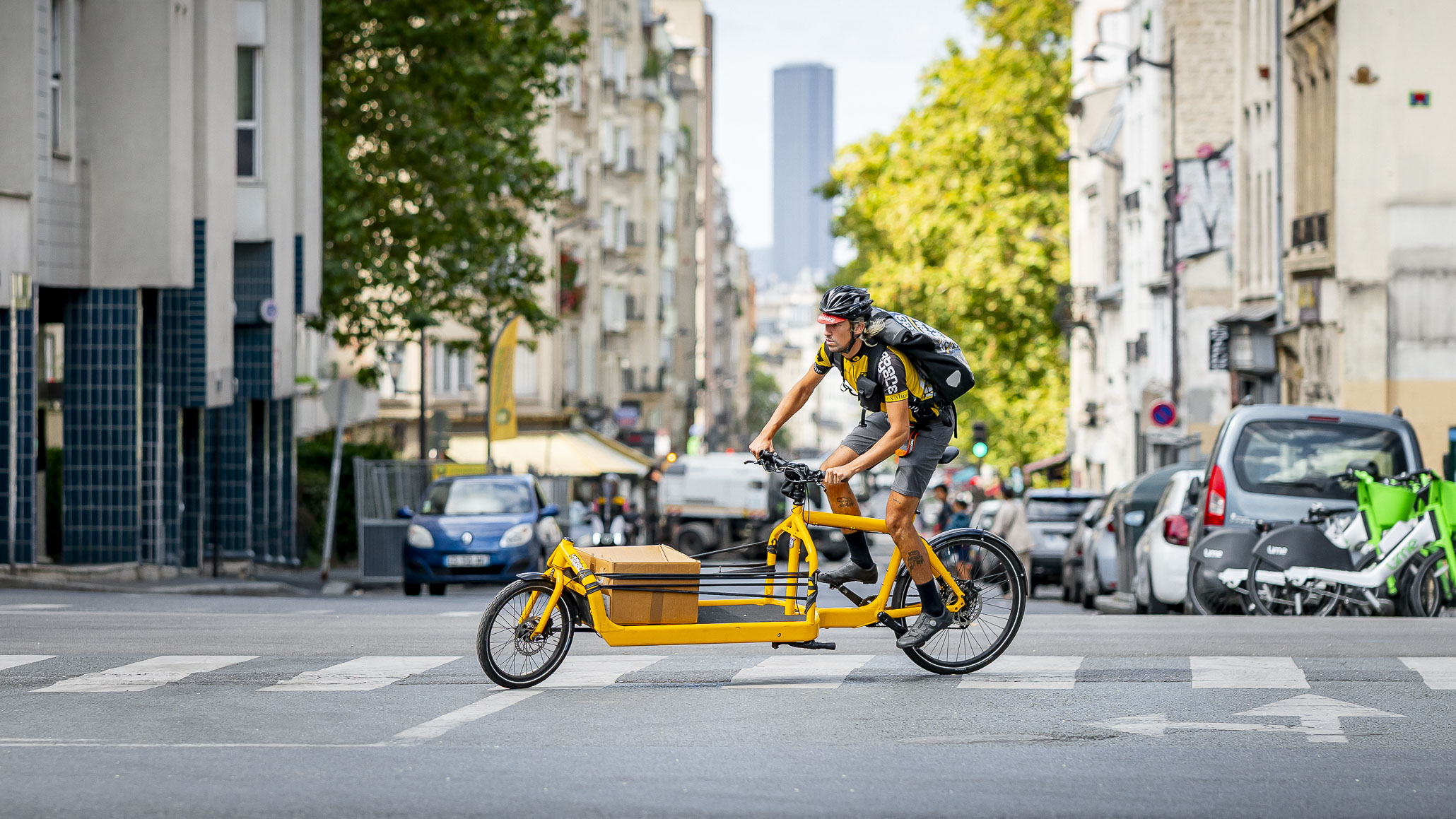 coursier vélo cargo bullitt urban cycle