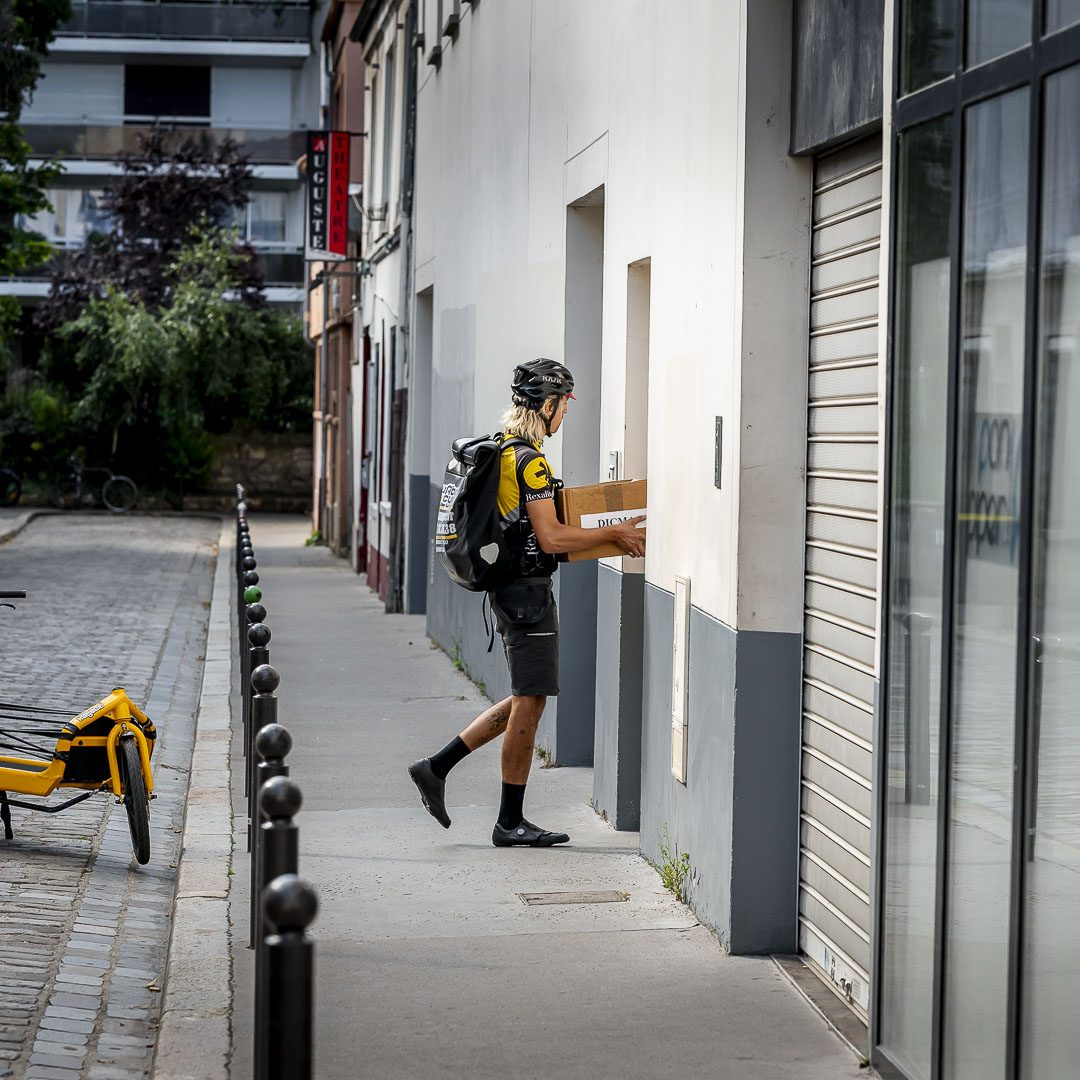 coursier à vélo urban cycle